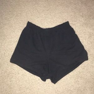 black Soffe workout shorts